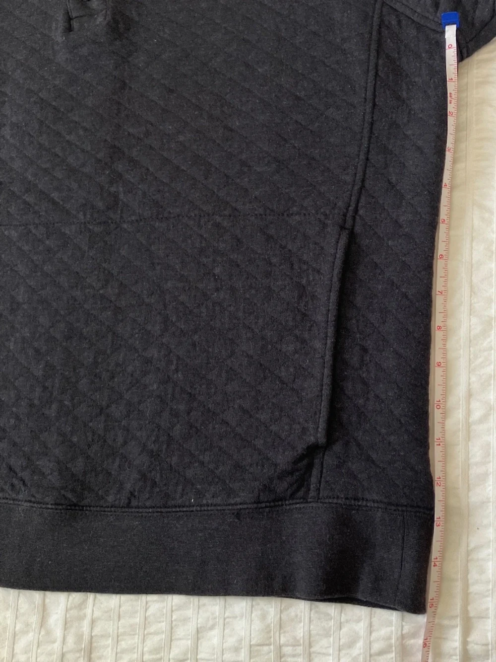 Eddie Bauer Men's L quilted snap pullover